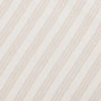 HOMETRENDS 3-Piece Pink Stripe Duvet Cover Set, Double/Queen, 100% Cotton