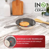 T-fal Excellence Céramique Poêle à Frire 20cm,Crème