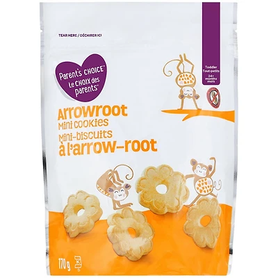 Mini-biscuits à l’arrow-root Le Choix des parents 170 g