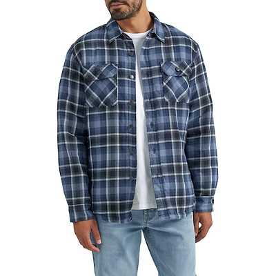 Wrangler Men's Sherpa Lined Overshirt