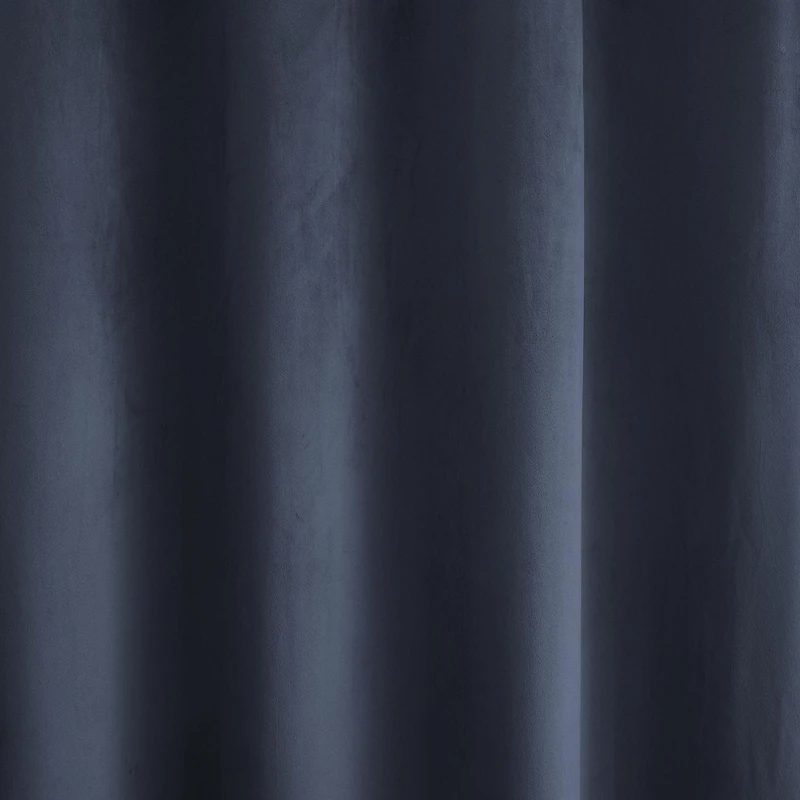 Hometrends Velvet 84" Grommet Blackout Window Curtains Panel, 1 panel, 50" x 84"