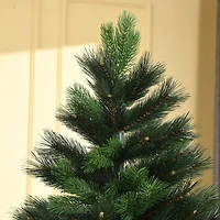 HOMCOM 6FT Artificial Christmas Tree Xmas Tree Holiday Home Decoration with Automatic Open, Green
