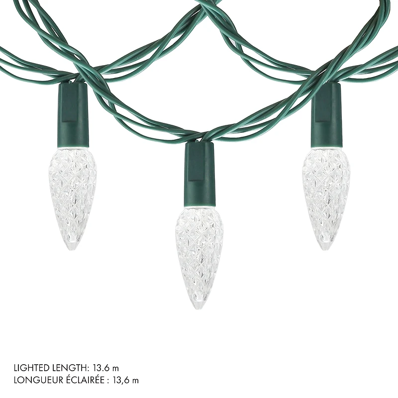 Danson Décor 200 C6 Guirlandes Lumineuses à DEL, Blanc Chaud