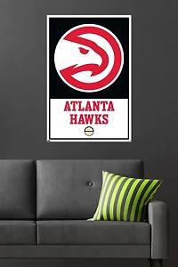 NBA Atlanta Hawks - Logo 21 Wall Poster, 22.375" x 34"