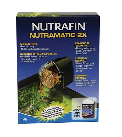 Nutrafin Nutramatic 2X Automatic Fish Food Dispenser Feeder