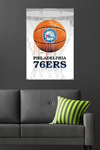 NBA Philadelphia 76ers - Drip Ball Wall Poster, 22.375" x 34"