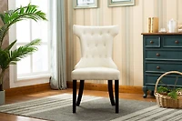 ERICA ENSEMBLE DE DEUX CHAISES D'ACCENT-BEIGE