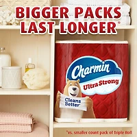 Papier hygiénique Charmin Ultra Résistant, 30 rouleaux triples = 90 rouleaux réguliers, papier hygiénique à 2 épaisseurs 30CT