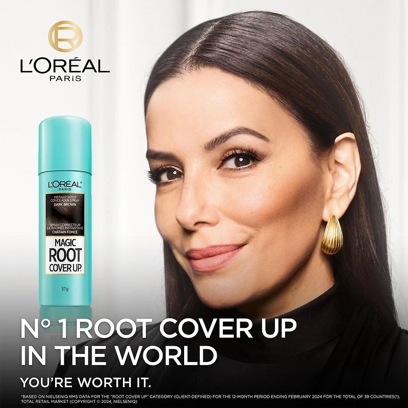 L'Oréal Paris Magic Root Cover Up, Temporary Hair Dye, 100% Grey Coverage, 1 unit