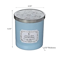 Noël 10,5 Oz De Pot De Bougie D'Hiver Snow Walk