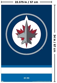 NHL Winnipeg Jets - Logo 21 Wall Poster, 22.375" x 34"