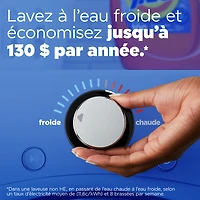 Détergent à lessive liquide Tide en eau froide, détergent liquide, parfum Bouquet d’iris, compatible avec les laveuses HE, 1 L, 25 brassées 1L