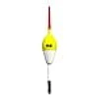 Thill AF490-2 Americas Favorite Float w/UPC 1" OVAL. 5-1/2 SPRING 2 Pack, Stained wood with fluorescent tops