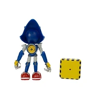 Figurine Sonic de 4 pouces – Metal Sonic avec piege a ressort