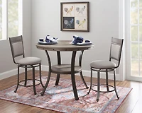 Trager Counter Table, Pewter