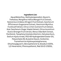 Masque gel à la mangue et au fruit du dragon iN.gredients - Hydratant et illuminateur Masque Gel Mangue Fruit du Dragon, 1 soin, Hydratant et Illuminateur