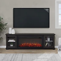 Benjamin 81" Landscape Electric Fireplace TV Stand