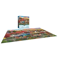 RoseArt - Colorluxe 1000 pièces - Harbour Side Cafe - Puzzle emboîtable pour adulte