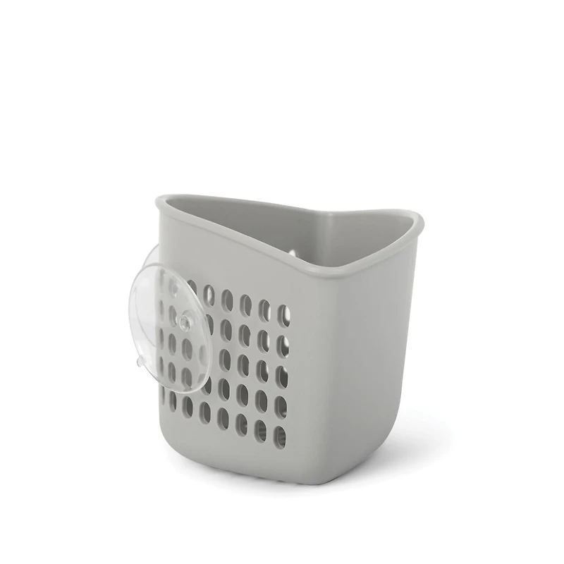 ULoft CUB CORNER CADDY Gris Sink Caddy avec ventouse.