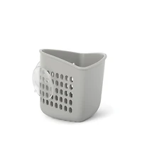 ULoft CUB CORNER CADDY Gris Sink Caddy avec ventouse.