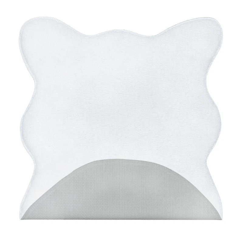 Flokati Collection (FFS) Modern Solid Design Non-Slip Area Rug, 2 ft.  in. x 3 ft. 3 in.