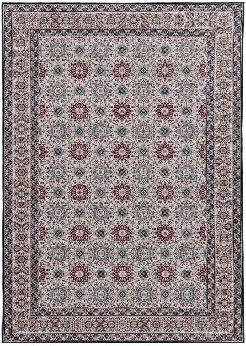 Emerald Ritchie Ivory & Blue 3'3" x 5' Accent Rug