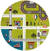Safavieh Carousel Kids Devan Tapis de Ferroviaire