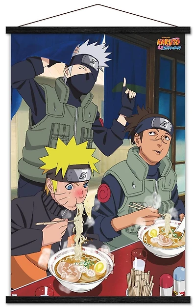 Naruto Shippuden - Food Wall Poster, 22.375" x 34" Framed
