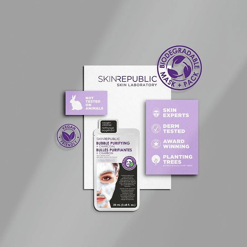 Skin Republic Bubble Purifying & Charcoal Face Mask