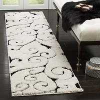 SAFAVIEH Florida Douglas Floral Vines Shag Area Rug