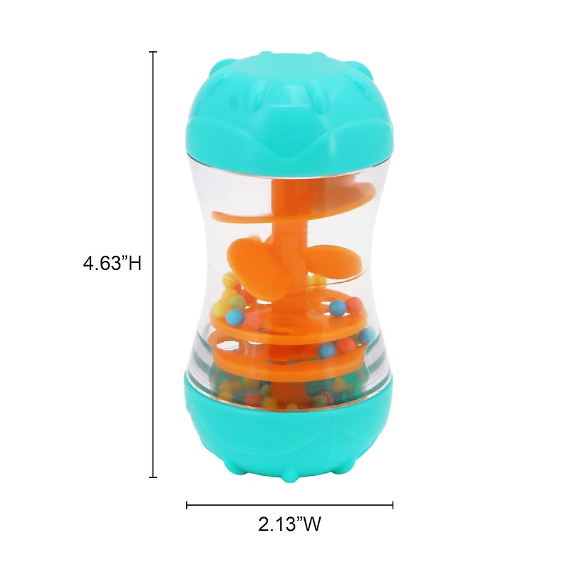 Spark Create Imagine - Hochet Bâton de pluie pour bébé, jouet sonore à secouer pour nourrisson, dès 3 mois