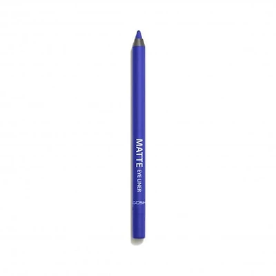 GOSH - Matte Eye Liner - 016 Crazy Blue, PERFUME FREE/VEGAN