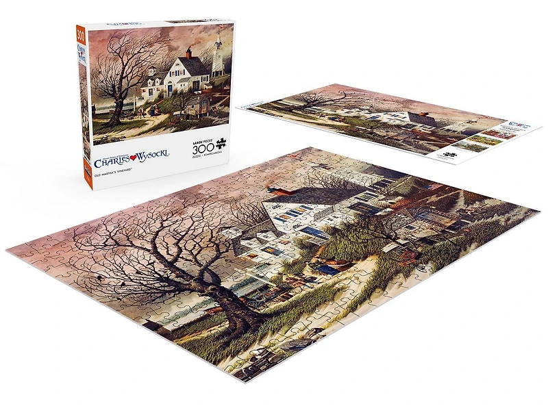 Buffalo Games - Le puzzle Charles Wysocki - Old Martha's Vineyard - en 300 pièces
