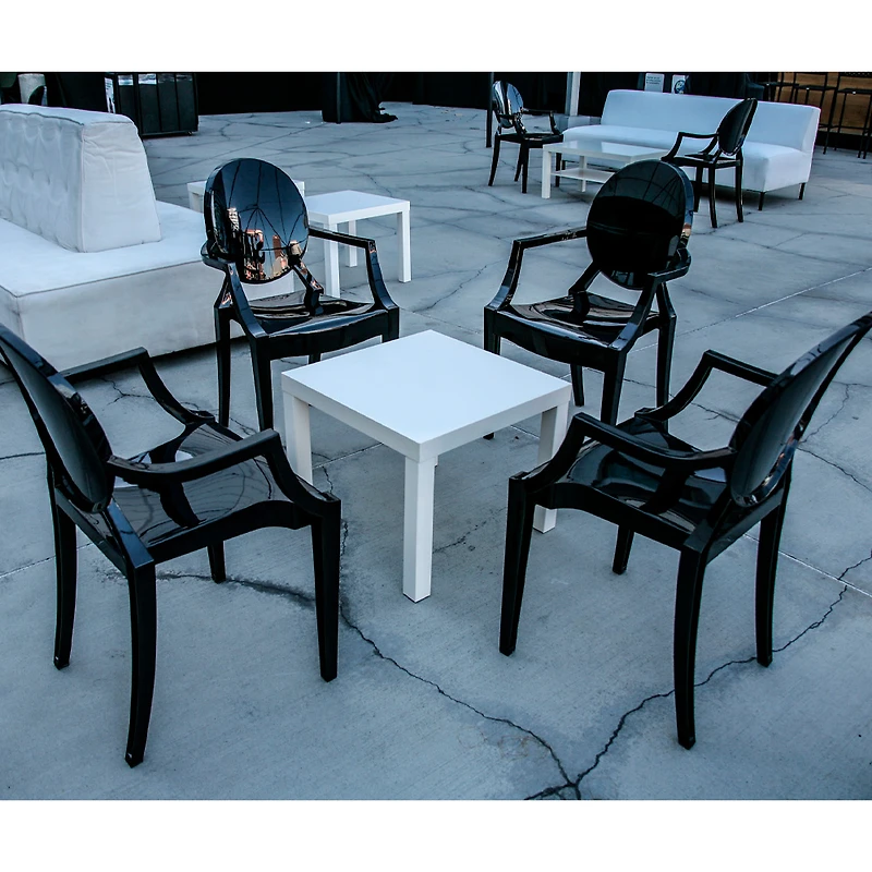 Heavenly Collection Plastic Arm Chair SET OF 6