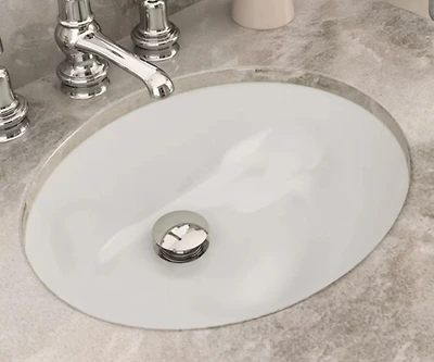 DROP Bath and Kitchen DR091058 Undermount Bathroom Sink