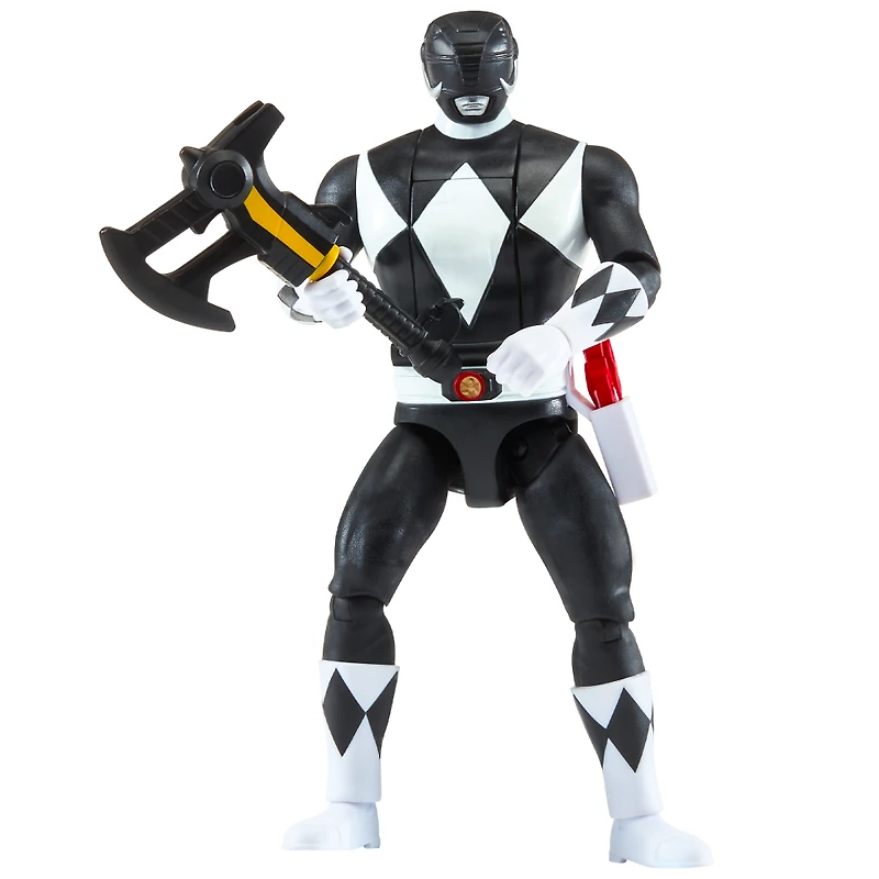Mighty Morphin Power Rangers: Re-Ignition - Auto-Morphin Black Ranger Action Figure by Playmates Toys