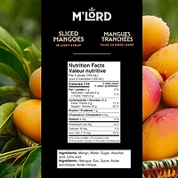 M'Lord Mangues tranchées dans un sirop léger, 398ml