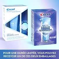 Sérum de blanchiment quotidien Crest 3DWhite à saveur de menthe fraîche, traitement blanchissant pour les dents sans rinçage 29ML