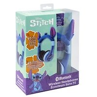 Disney Lilo & Stitch Bluetooth Casque Disney Lilo & Stitch Le Casque de Suroreille de Bluetooth, le Casque de Foldable Sans fil avec le Microphone Intégré