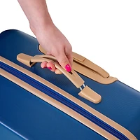 Ensemble de bagages rigides 3 pièces : Valises grandes 28 pouces et 24 pouces avec roulettes, et Valise Cabine 20 pouces