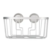 era Catamarca Aluminum Shampoo Caddy Soft Silver