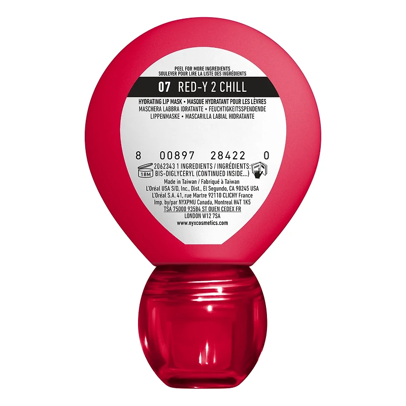 NYX Professional Makeup Smushy SOS, Masque à Lèvres Hydratant
