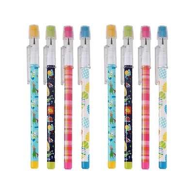 Way to Celebrate! 8 Pap Pencils and 8 Erasers, Novelty