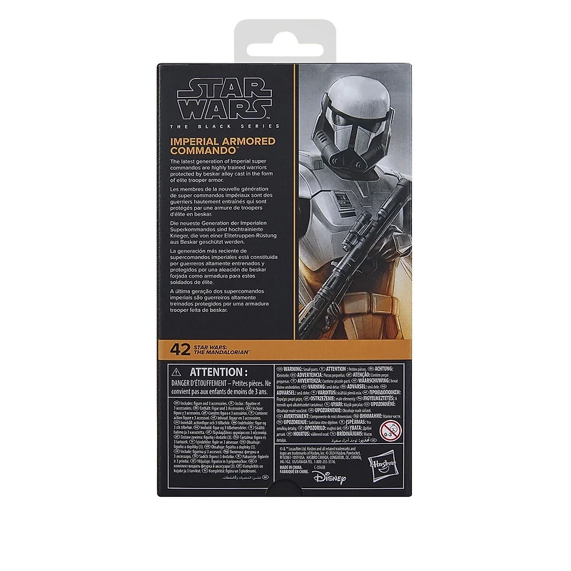 Star Wars The Black Series Imperial Armored Commando Collectible Action Figure (6”)