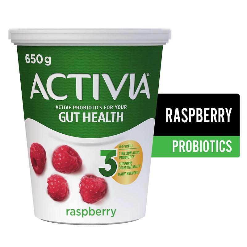 Activia Yogourt probiotique, saveur framboise 650 g