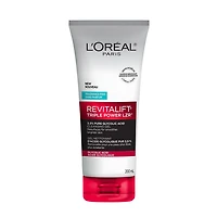 L'Oréal Paris Gel Nettoyant pour le visage à 3,5% d'Acide Glycolique Pur | Revitalift Triple Power LZR, 200 ml