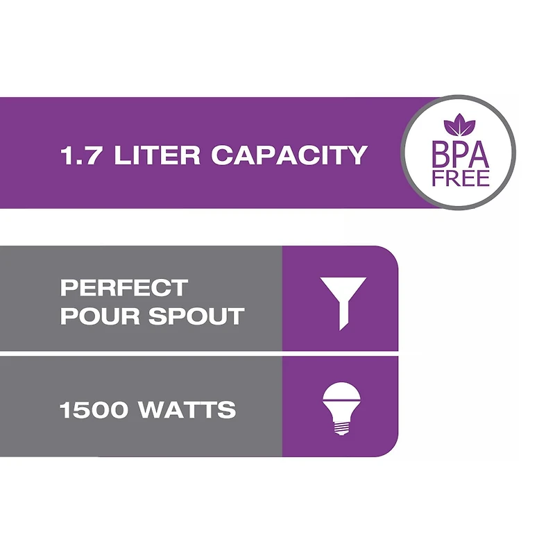 Salton Stainless Steel Jug Kettle 1.7L JK2106