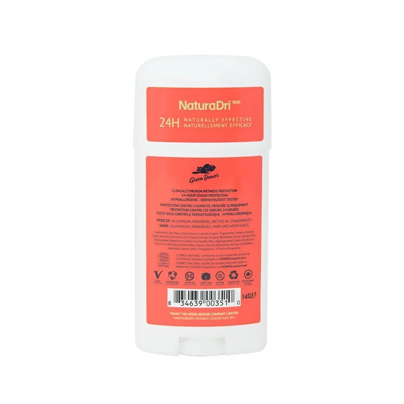 Green Beaver Antisudorifique 100% naturel - Escape Fruité Contenance 50 g