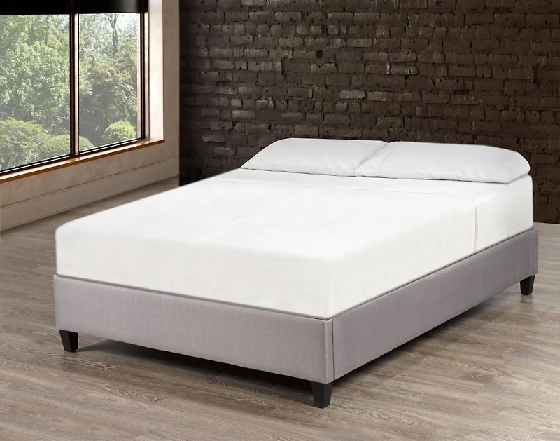 Wren Queen Platform Bed Base, Grey