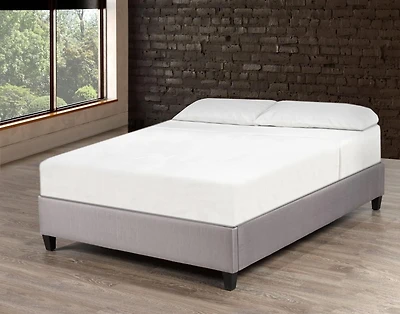 Wren Queen Platform Bed Base, Grey